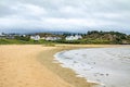 Bunbeg beach with Bad Eddie in the background, Bunbeg, Co. Donegal, Ireland Royalty Free Stock Photo