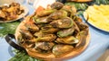 Philippine Style Cooking Asian Green Mussels Royalty Free Stock Photo