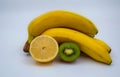 Bunch of bananas and fruits 6