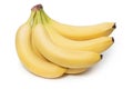 Bunch of bananas isolated on white background Royalty Free Stock Photo