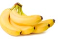 Bunch Bananas isolated Royalty Free Stock Photo