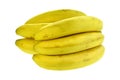 Bunch of bananas isolated on white background Royalty Free Stock Photo