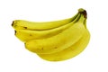 Bunch of bananas isolated on white background Royalty Free Stock Photo