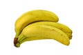 Bunch of bananas isolated on white background Royalty Free Stock Photo