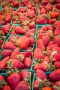 Baskets of Strawberries Royalty Free Stock Photo