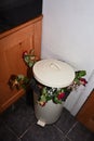 A bunch of binned roses Royalty Free Stock Photo