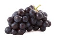 Bunch of black grapes isolated