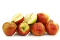 Bunch of braeburn apples Royalty Free Stock Photo