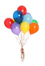 Bunch of bright balloons