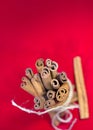 Bunch of cinnamon stick Royalty Free Stock Photo