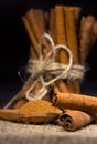 Bunch of cinnamon stick Royalty Free Stock Photo