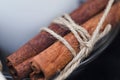 Bunch of cinnamon stick Royalty Free Stock Photo
