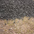 A bunch of coal anthracite Royalty Free Stock Photo