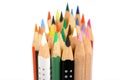 Bunch of color pencils Royalty Free Stock Photo