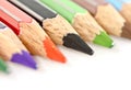 A bunch of colored pencils Royalty Free Stock Photo