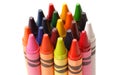 Bunch of colorful crayons Royalty Free Stock Photo