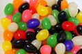 A bunch of colorful egg-shaped jelly beans candies Royalty Free Stock Photo