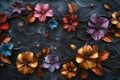 Flower Bouquet Hanging on Wall