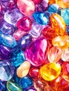 A bunch of colorful jelly beans are scattered together Royalty Free Stock Photo