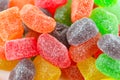 Bunch of colorful jelly candy or sweets. Good for health conceptual. Royalty Free Stock Photo