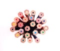 Bunch of colour pencil 01 Royalty Free Stock Photo