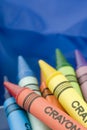 Bunch of crayons Royalty Free Stock Photo