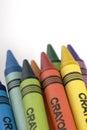 Bunch of crayons Royalty Free Stock Photo