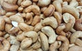Bunch of crunchy cashew nuts