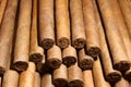 Bunch of Cuban Cigars Royalty Free Stock Photo