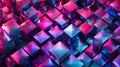 A bunch of different colored cubes are arranged in a pattern, AI Royalty Free Stock Photo