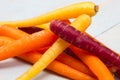 Heritage carrots Royalty Free Stock Photo