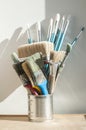 A bunch of paint brushes Royalty Free Stock Photo