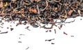 A bunch of dry black unpressed tea with flavors