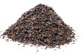 A bunch of dry black unpressed tea with flavors Royalty Free Stock Photo