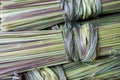 A bunch of dry green lemongrass Royalty Free Stock Photo