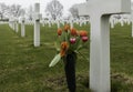 the Netherlands American Cemetery and Memorial Royalty Free Stock Photo