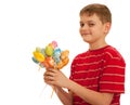 Bunch of easter eggs Royalty Free Stock Photo