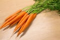 Fresh carrots on a kitchen Royalty Free Stock Photo