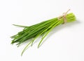 Bunch of fresh chives Royalty Free Stock Photo