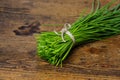 A bunch of fresh chives Royalty Free Stock Photo