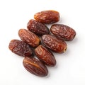 Dates isolated on white background