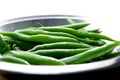 Bunch of fresh green chili peppers Royalty Free Stock Photo