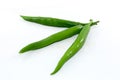 Bunch of fresh green chili peppers Royalty Free Stock Photo