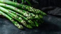 Bunch of Fresh Lush Green Asparagus Spears