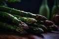 Crisp green asparagus