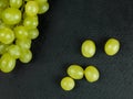 Bunch of Fresh White Grapes Royalty Free Stock Photo