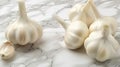 A bunch of garlic Royalty Free Stock Photo