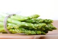 Bunch of green asparagus