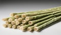 A bunch of green bamboo shoots