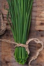 Bunch green onion chives